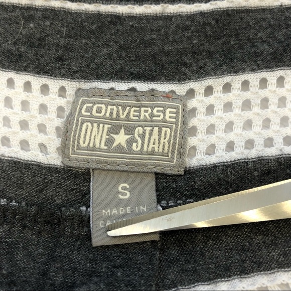 Converse, Retro Mesh Striped Shirt, Size S - Picture 10 of 16